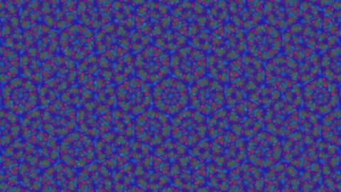 Abstract Green Fractal Pattern Seamless Loop Motion Background Stock Footage 333084521