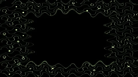 Abstract Green Frame on Black Background Video stock 284391801