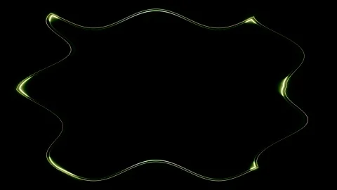 Abstract Green Frame Stock Footage 284393303