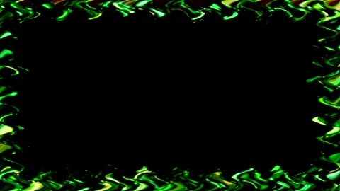 Abstract Green Frame Video stock 284395593