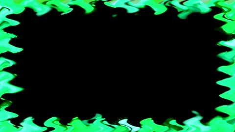 Abstract Green Frame Stock Footage 284396606
