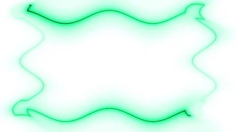 Abstract Green Frame Video stock 284400939