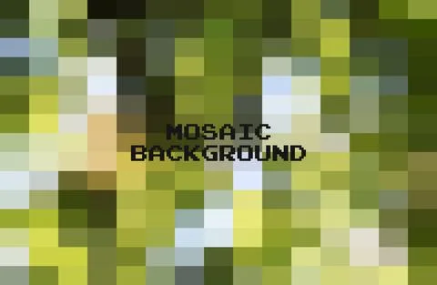 Abstract Green geometric Background, Creative Design Templates. Pixel art Gri Illustration