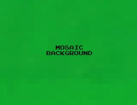 Abstract Green geometric Background, Creative Design Templates. Pixel art Gri Illustration