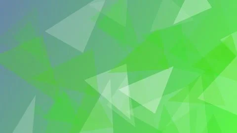 Abstract Green Geometric Background Featuring Overlapping Translucent Trian.. 스톡 일러스트