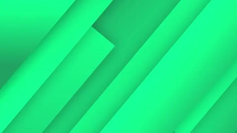 Abstract Green Geometric Background with Overlapping Diagonal Shapes Stock Footage 341927047