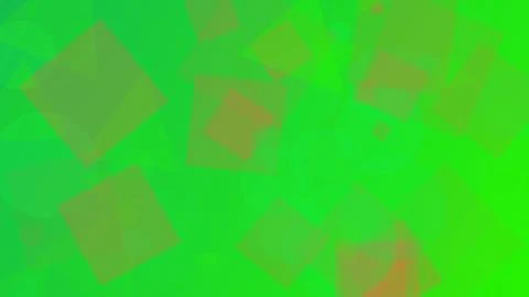 Abstract Green Geometric Background with Overlapping Transparent Square and.. Stock Illustration