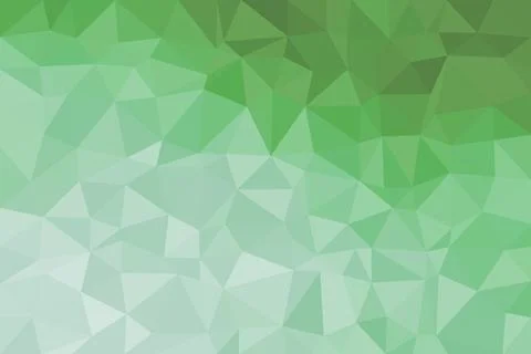 Abstract green geometric background with polygon shapes Stock Illustration