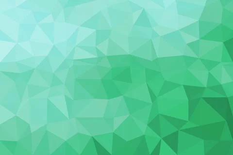 Abstract green geometric background with polygon shapes Stock Illustration