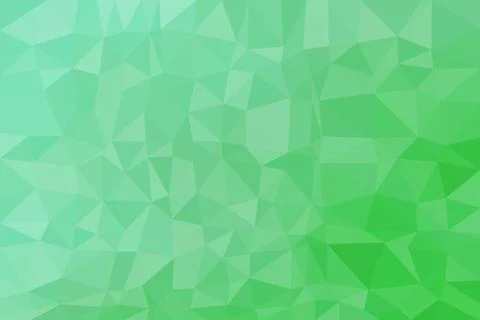 Abstract green geometric background with polygon shapes Stock Illustration