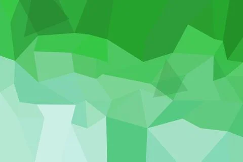 Abstract green geometric background with polygon shapes Stock Illustration