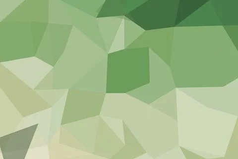 Abstract green geometric background with polygon shapes Stock Illustration