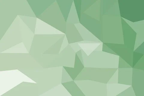 Abstract green geometric background with polygon shapes Stock Illustration