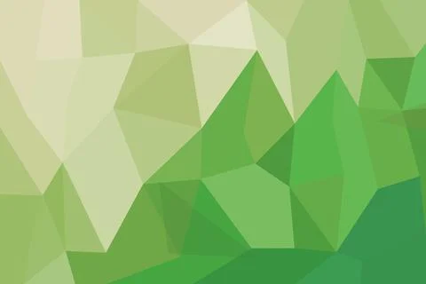 Abstract green geometric background with polygon shapes Stock Illustration