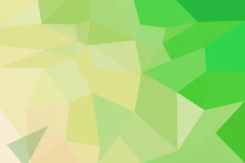Abstract green geometric background with polygon shapes Stock Illustration