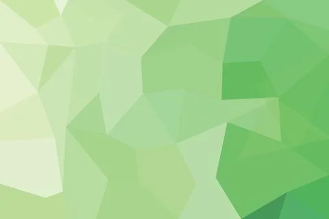 Abstract green geometric background with polygon shapes Stock Illustration