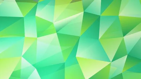 Abstract green geometric background with polygon shapes Stock-Illustration