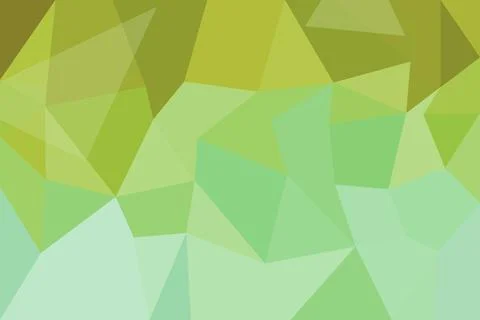 Abstract green geometric background with polygon shapes Stock-Illustration