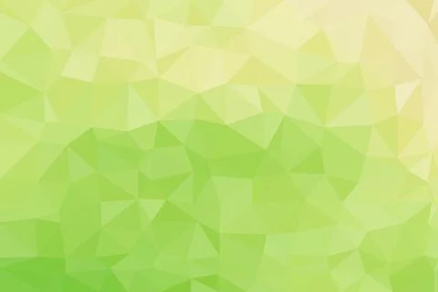Abstract green geometric background with polygons and light shades Stock Illustration