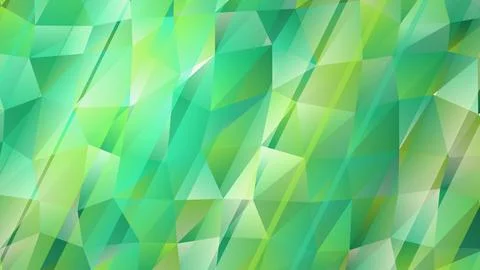 Abstract green geometric background with sharp shapes Stock Illustration