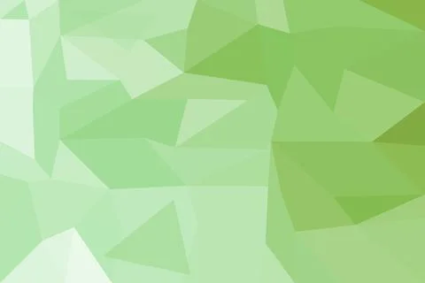 Abstract green geometric background with triangles Stock Illustration