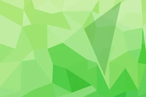 Abstract green geometric background with triangles and shapes Stock Illustration