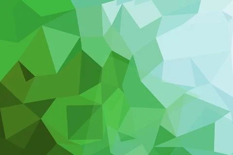Abstract green geometric background with triangles and polygons 写真素材