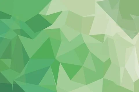 Abstract green geometric background with triangular shapes Stock Photos