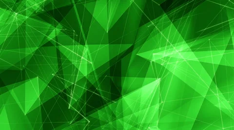 Abstract green geometric changes background 1 Stock Footage 47318786