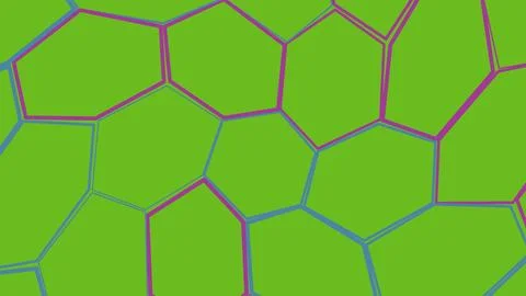 Abstract green geometric hexagon pattern background Stock Illustration