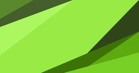 Abstract green geometric layers backdrop for art banner concept Stock Illustration