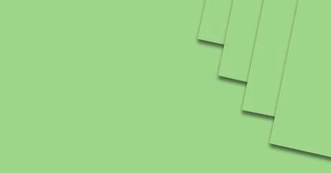 Abstract green geometric layers background for art banner concept Stock Illustration