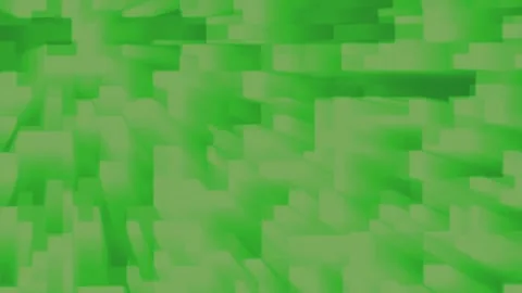 Abstract green geometric motion background Vidéo 330445163