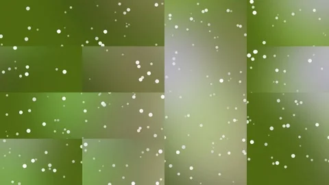 Abstract Green Geometric Panels with Floating Particles Stock Footage 333695762
