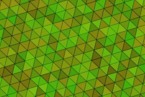 Abstract green geometric pattern with 3d cubes Illustrazione stock