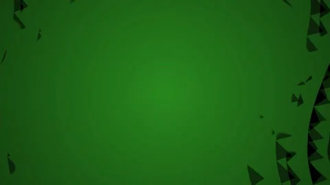 Abstract Green Geometric Pattern Animation with Dark Background. Stock Footage 334484901