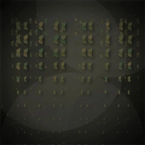 Abstract green geometric pattern background on dark surface Stock Footage 345691140