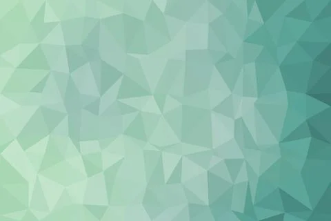 Abstract green geometric pattern background with triangles Stock Illustration