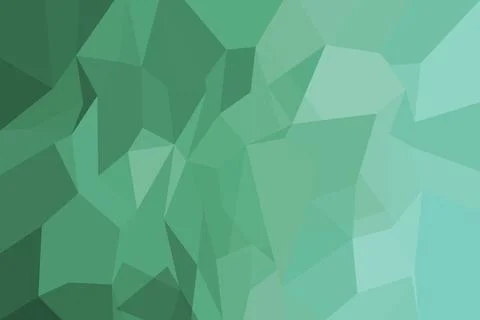 Abstract green geometric pattern with polygon shapes Stock Photos