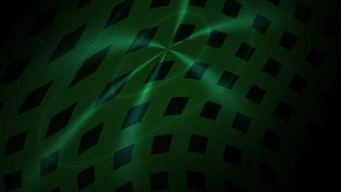 Abstract Green Geometric Pattern with Rotating Light Beams. Stock Footage 341792228