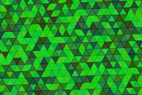 Abstract green geometric pattern with triangles and shapes イラスト素材