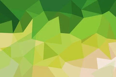 Abstract green geometric pattern with triangles and polygons イラスト素材