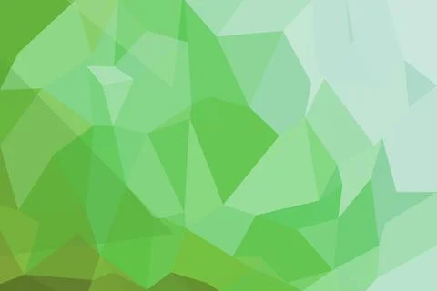 Abstract green geometric pattern with triangles and polygons Stock Photos
