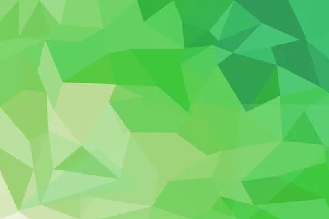 Abstract green geometric pattern with triangles and polygons Stock Photos