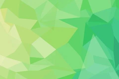 Abstract green geometric pattern with triangles and shades Stock Photos