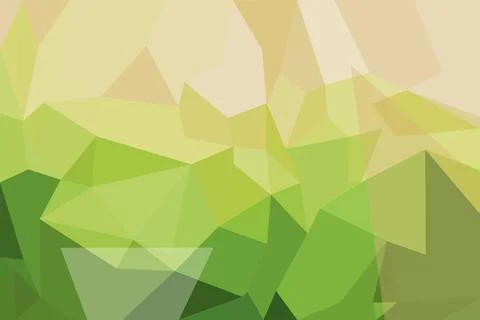 Abstract green geometric pattern with triangles and polygons Stock Photos