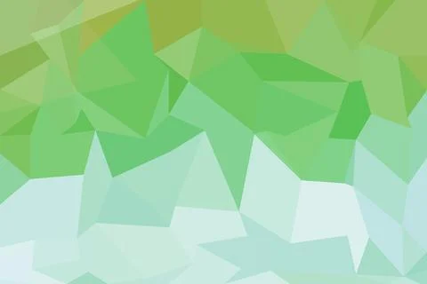 Abstract green geometric pattern with triangular shapes Stock Photos
