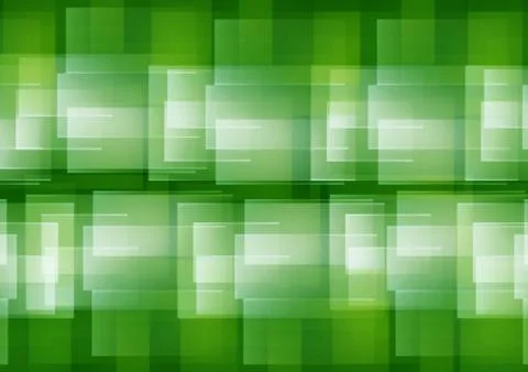 Abstract green geometric patterns background Stock Illustration