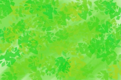 Abstract Green Geometric Polygonal Pattern Illustrazione stock
