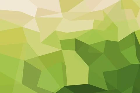 Abstract green geometric polygons pattern for background Stock Illustration